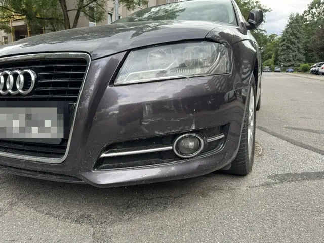 Audi A3 – Detailaufnahme: Streifschaden beim Ausparken